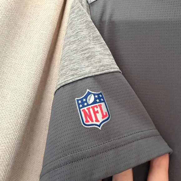 NFL Carolina Panthers Nike Dri-FIT Gray Shirt - Picture 4 of 6